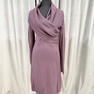 Athleta Mauve Long Sleeve Dress
